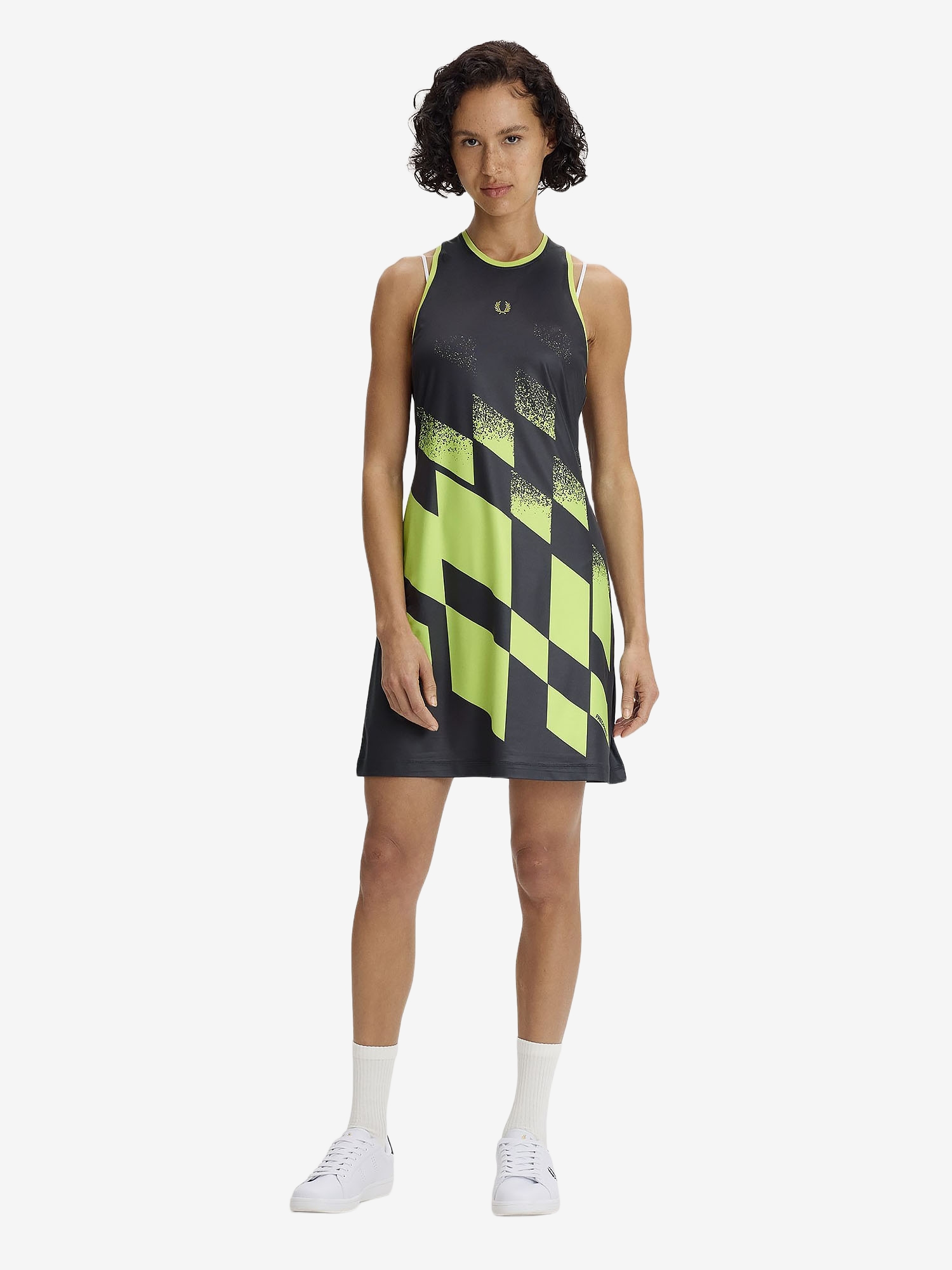FRED PERRY — Платье Tennis Printed Dress Anchor Grey
