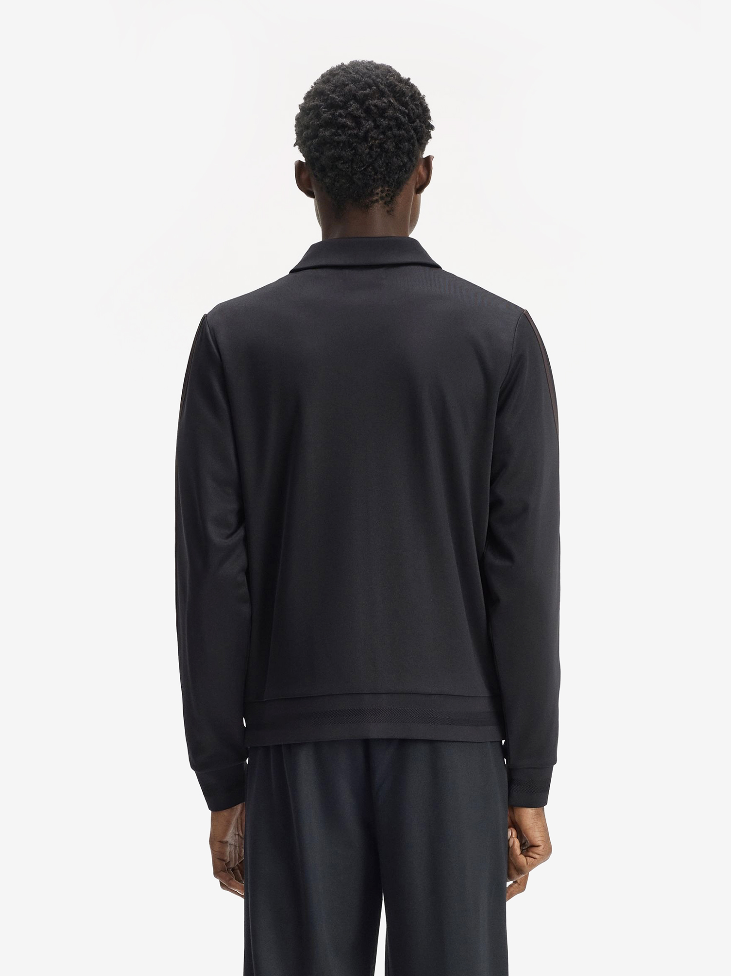 FRED PERRY — Олимпийка Tipped Tape Track Jacket Black
