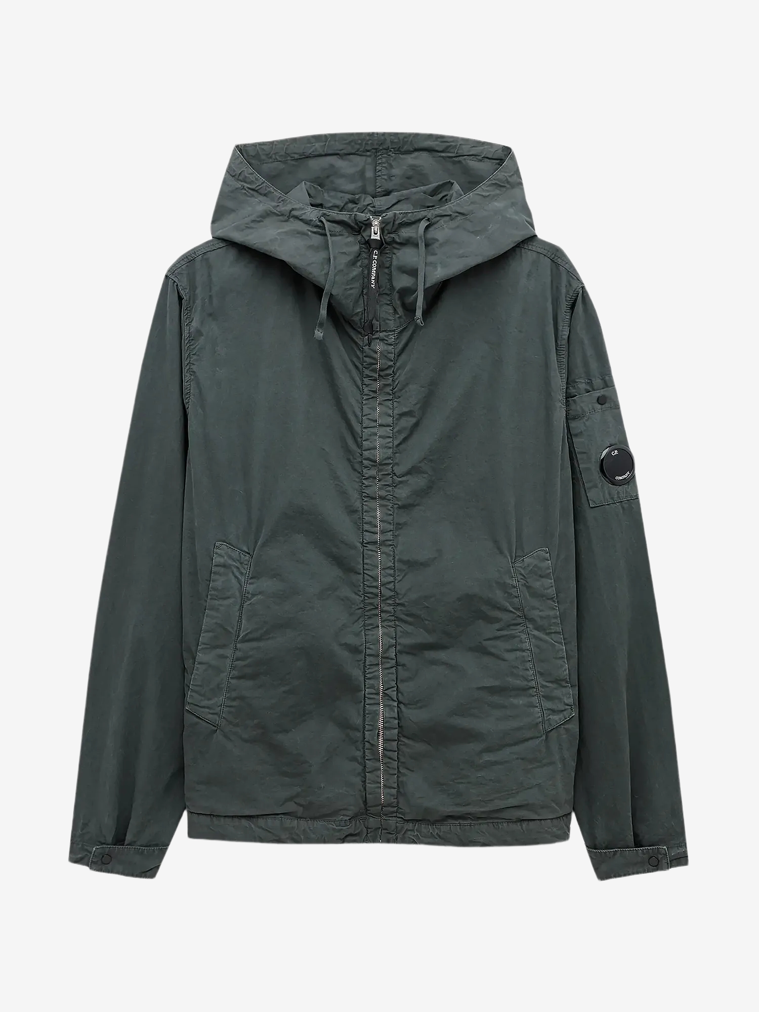 C.P. COMPANY — Ветровка Micro Reps Hooded Lens Jacket Gunmetal