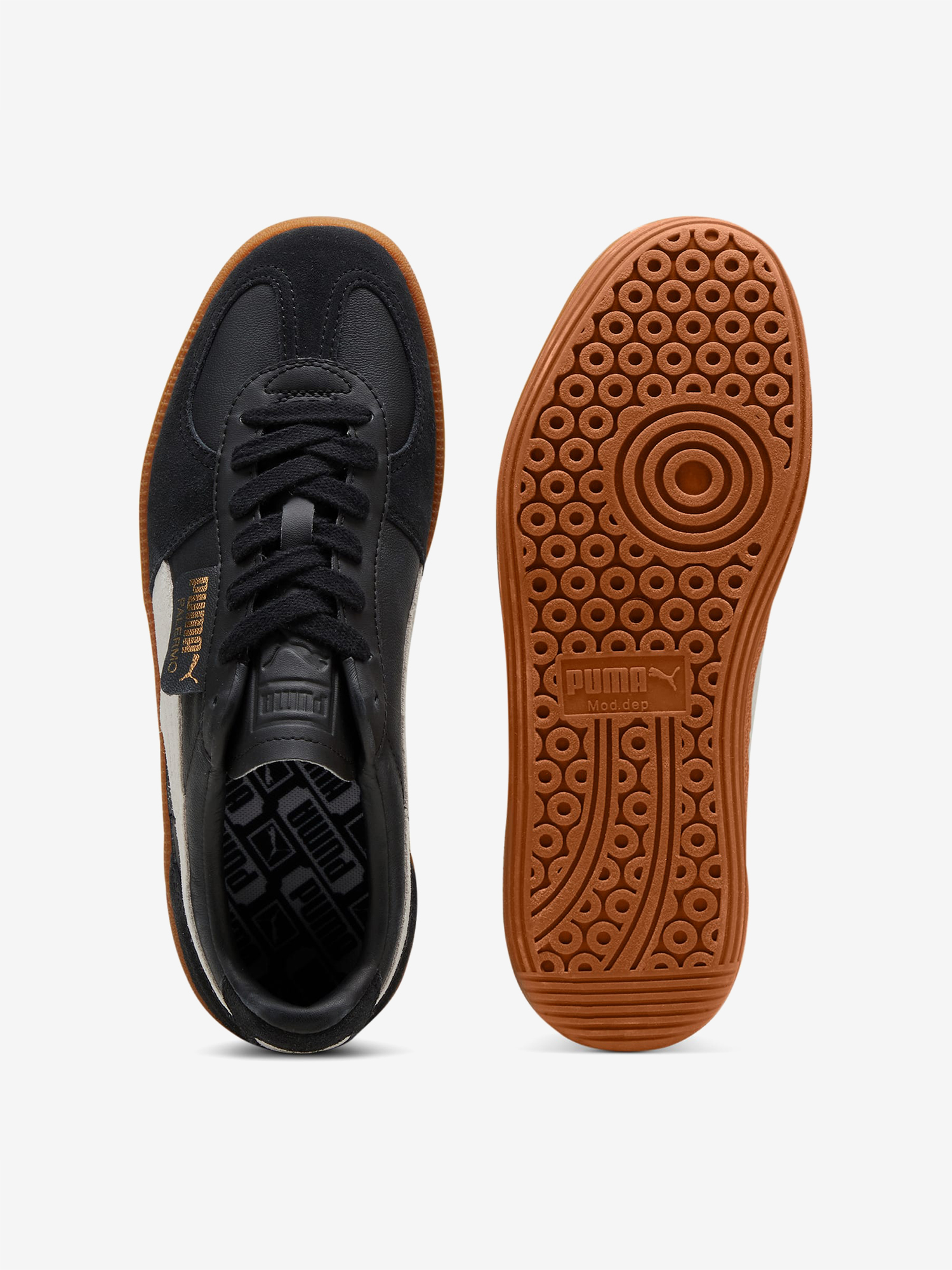 PUMA — Кроссовки Palermo Leather Black/Gum