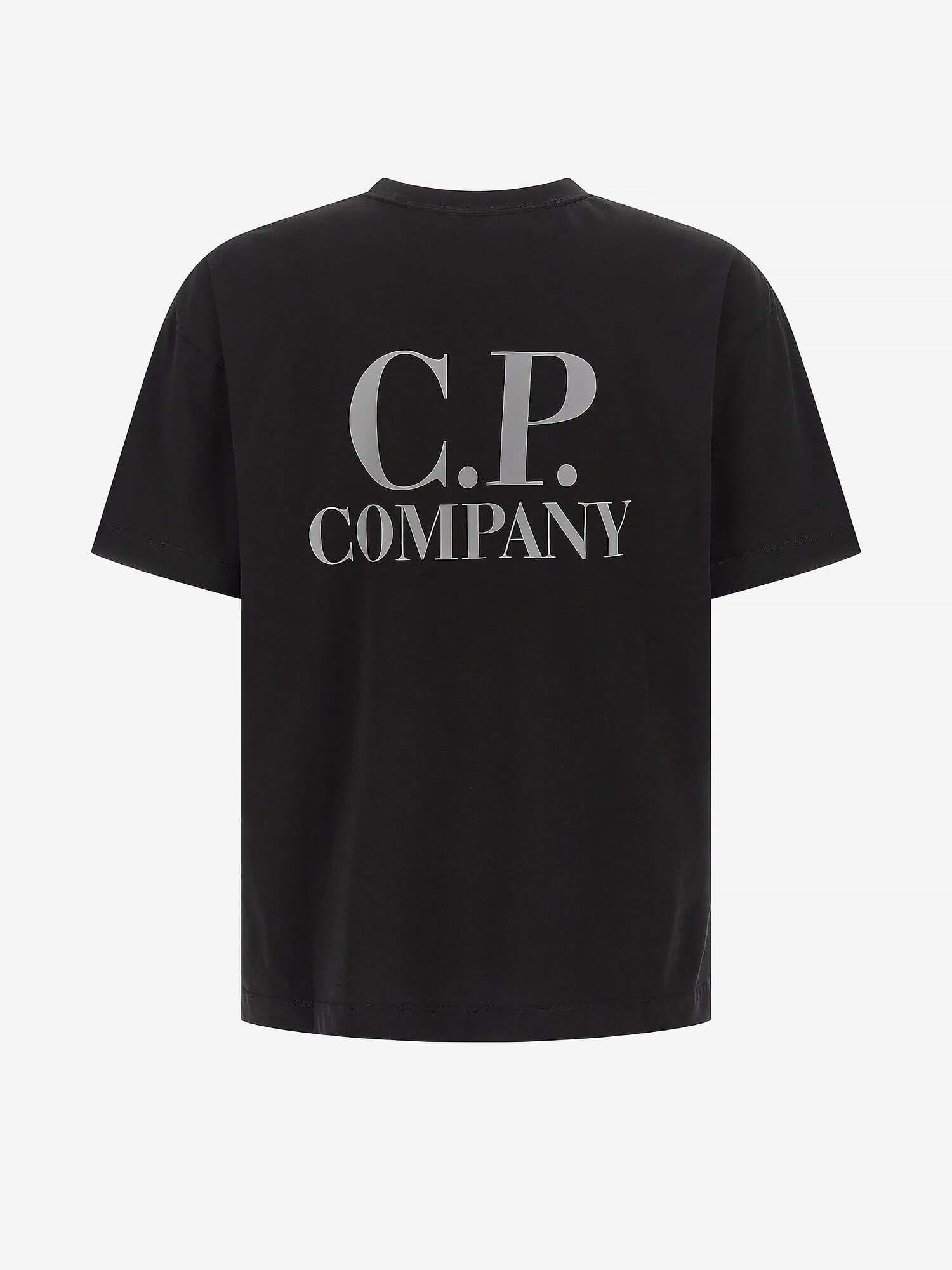 C.P. COMPANY — Футболка 30/1 Jersey SS Printed Graphics Black