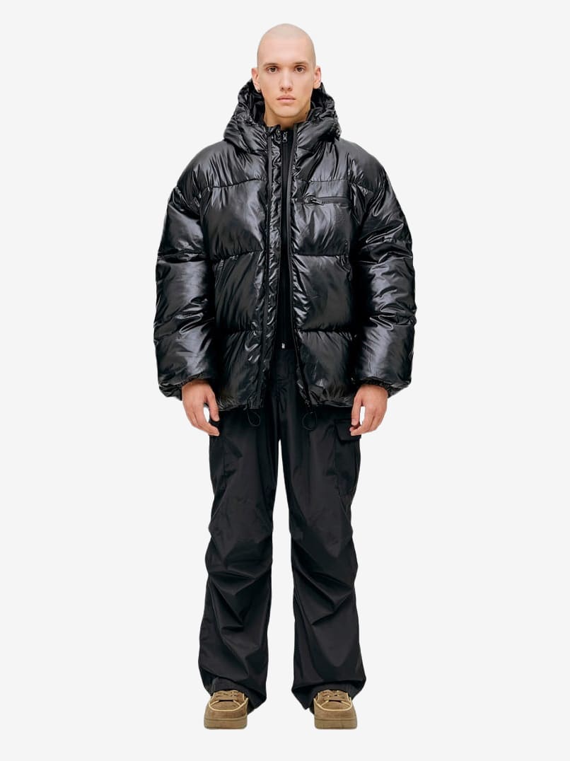 ZNY — Куртка Пуховик Hooded AW23 Black
