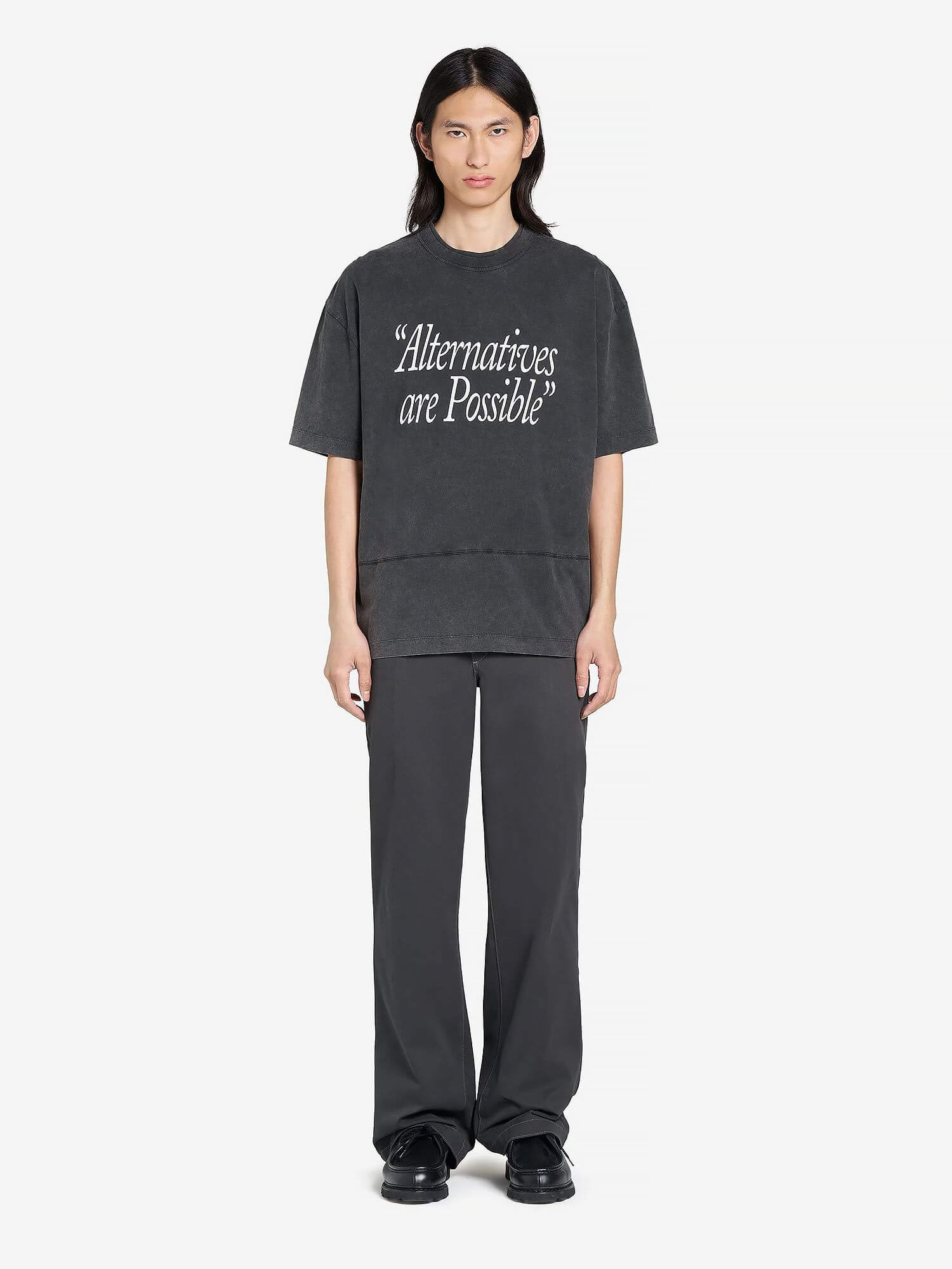 ÉTUDES STUDIO — Футболка Relax T-Shirt Options Dark Grey