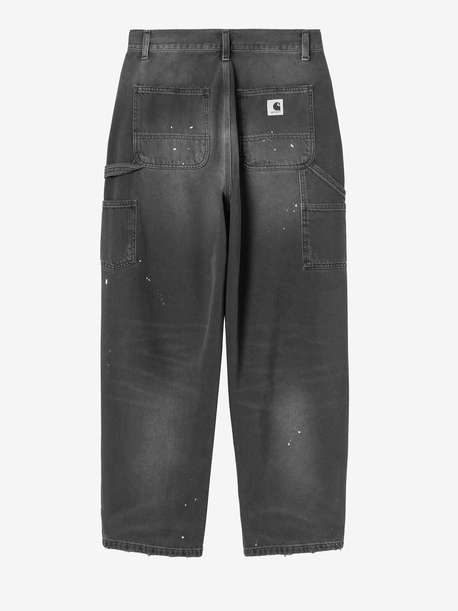 CARHARTT WIP — Джинсы W Single Knee Black (Destroy Wash, Splatter)