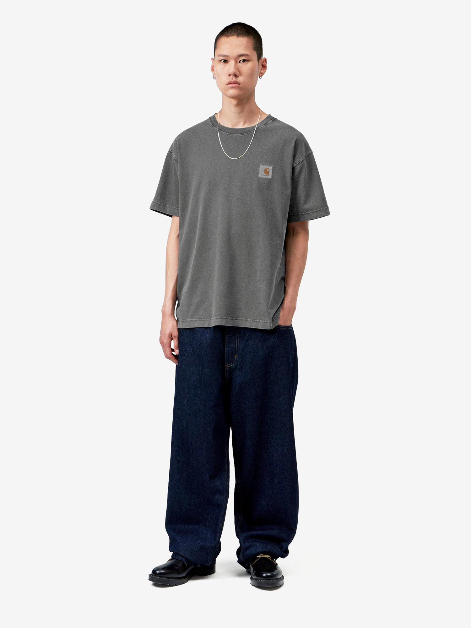 CARHARTT WIP — Футболка S/S Vista Black (Garment Dyed)