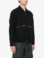 C.P. COMPANY — Овершот Micro -Reps Lens Detail Zip-Up Jacket Black