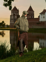 CALLED A GARMENT — Куртка 5-Winds Jacket Серо-Зеленый