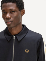 FRED PERRY — Олимпийка Tipped Tape Track Jacket Black