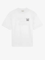 DRÔLE DE MONSIEUR — Футболка Bold Slogan Tee Optic White