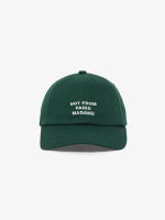 DRÔLE DE MONSIEUR — Кепка Slogan Cap Dark Green