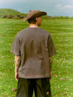 CALLED A GARMENT — Футболка Stout Brown Dyed
