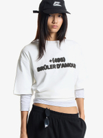 BRÛLER D’AMOUR — Футболка +495 Москва White