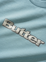 BUTTER GOODS — Футболка Alloy Logo Tee Dull Ocean