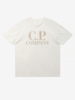 C.P. COMPANY — Футболка 30/1 Jersey SS Printed Graphics Gauze White