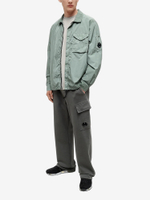 C.P. COMPANY — Овершот Chrome-R Zipped Lens Overshirt Laurel Wreath