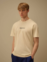 C.P. COMPANY — Футболка 24/1 Jersey SS Logo Tee Frozen Dew