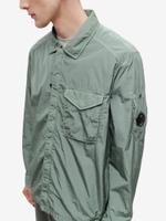 C.P. COMPANY — Овершот Chrome-R Zipped Lens Overshirt Laurel Wreath