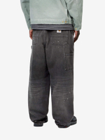 CARHARTT WIP — Джинсы Single Knee Black (Destroy Wash, Splatter)