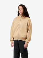CARHARTT WIP — Свитер вязаный Zip W Kori Sweater Dusty H Brown (Garment Dyed)