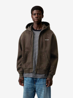 CARHARTT WIP — Худи Painter Zip Tobacco (Destroy Wash, Splatter)