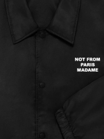 DRÔLE DE MONSIEUR — Куртка Slogan Jacket Black