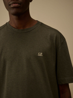 C.P. COMPANY — Футболка 20/1 Jersey Plated Logo Gunmetal