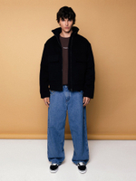 DISSIDENT — Куртка DST Cropped Zipper Coat in Black