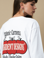 DISSIDENT — Лонгслив Organic Longsleeve in White