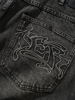 BUTTER GOODS — Джинсы Drummer Baggy Denim Jeans Streaky Black
