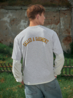 CALLED A GARMENT — Футболка Iris College Серый Меланж