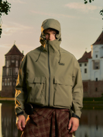 CALLED A GARMENT — Куртка 5-Winds Jacket Серо-Зеленый