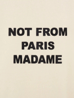 DRÔLE DE MONSIEUR — Свитшот Bold Slogan Sweatshirt Mastic