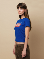 DISSIDENT — Футболка Organic Baby Tee in Blue