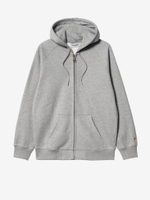 CARHARTT WIP — Худи Zip Chase Grey Heather/Gold