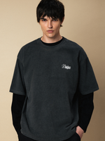 DISSIDENT — Футболка Orientierung Dyed Tee in Asphalt