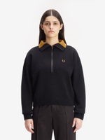 FRED PERRY — Свитер W Half Zip Jumper Black