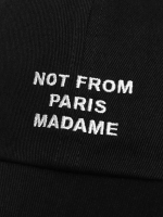 DRÔLE DE MONSIEUR — Кепка Slogan Cap Black