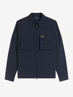 FRED PERRY — Рубашка Ripstop Zip-Through Overshirt Navy