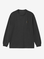CARHARTT WIP — Лонгслив  L/S Nelson T-Shirt Black (Garment Dyed)