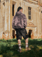 CALLED A GARMENT — Худи Classic CG Hoodie Серо-фиолетовый