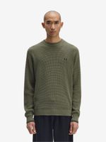 FRED PERRY — Свитер Waffle Stitch Jumper Laurel Wreath Green