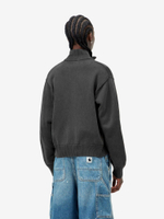 CARHARTT WIP — Свитер вязаный Zip W Kori Sweater Black (Garment Dyed)