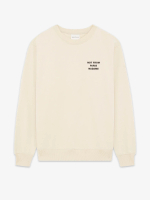 DRÔLE DE MONSIEUR — Свитшот Bold Slogan Sweatshirt Mastic