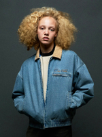 OBEY — Куртка W Ezra Workwear Jacket Heavy Vintage Indigo