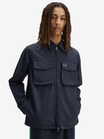 FRED PERRY — Рубашка Ripstop Zip-Through Overshirt Navy