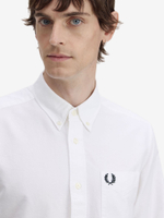 FRED PERRY — Рубашка Oxford Laurel White