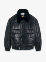 DRÔLE DE MONSIEUR — Куртка Leather Jacket Black