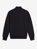 FRED PERRY — Свитшот Half Zip Black/White