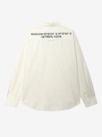 ОКТЯБРЬ — Рубашка AW'26 Stripe Oxford LS White Stripe
