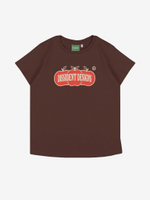 DISSIDENT — Футболка Organic Baby Tee in Brown